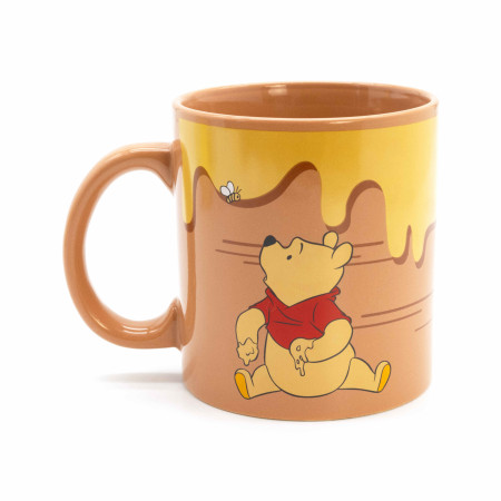 Winnie The Pooh 3-Piece Sock in a Mug Gift Set with Sticker